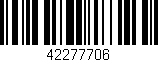 Código de barras (EAN, GTIN, SKU, ISBN): '42277706'