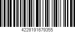 Código de barras (EAN, GTIN, SKU, ISBN): '4228191679355'
