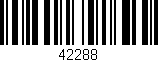 Código de barras (EAN, GTIN, SKU, ISBN): '42288'