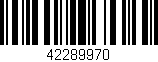 Código de barras (EAN, GTIN, SKU, ISBN): '42289970'