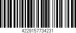 Código de barras (EAN, GTIN, SKU, ISBN): '4229157734231'