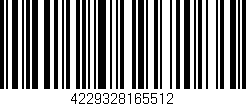 Código de barras (EAN, GTIN, SKU, ISBN): '4229328165512'