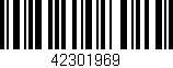 Código de barras (EAN, GTIN, SKU, ISBN): '42301969'