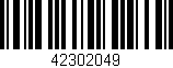 Código de barras (EAN, GTIN, SKU, ISBN): '42302049'