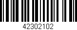 Código de barras (EAN, GTIN, SKU, ISBN): '42302102'