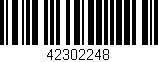 Código de barras (EAN, GTIN, SKU, ISBN): '42302248'