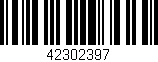 Código de barras (EAN, GTIN, SKU, ISBN): '42302397'