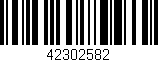 Código de barras (EAN, GTIN, SKU, ISBN): '42302582'
