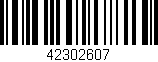 Código de barras (EAN, GTIN, SKU, ISBN): '42302607'