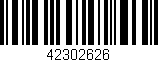Código de barras (EAN, GTIN, SKU, ISBN): '42302626'