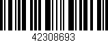 Código de barras (EAN, GTIN, SKU, ISBN): '42308693'