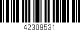 Código de barras (EAN, GTIN, SKU, ISBN): '42309531'
