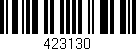 Código de barras (EAN, GTIN, SKU, ISBN): '423130'