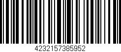 Código de barras (EAN, GTIN, SKU, ISBN): '4232157385952'