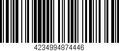 Código de barras (EAN, GTIN, SKU, ISBN): '4234994874446'