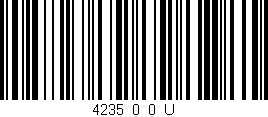 Código de barras (EAN, GTIN, SKU, ISBN): '4235_0_0_U'