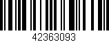 Código de barras (EAN, GTIN, SKU, ISBN): '42363093'
