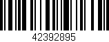 Código de barras (EAN, GTIN, SKU, ISBN): '42392895'