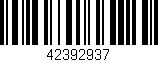 Código de barras (EAN, GTIN, SKU, ISBN): '42392937'