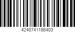 Código de barras (EAN, GTIN, SKU, ISBN): '4240741186403'