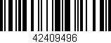 Código de barras (EAN, GTIN, SKU, ISBN): '42409496'