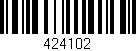 Código de barras (EAN, GTIN, SKU, ISBN): '424102'
