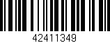 Código de barras (EAN, GTIN, SKU, ISBN): '42411349'