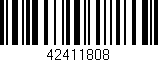 Código de barras (EAN, GTIN, SKU, ISBN): '42411808'