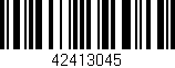 Código de barras (EAN, GTIN, SKU, ISBN): '42413045'