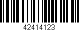 Código de barras (EAN, GTIN, SKU, ISBN): '42414123'