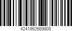 Código de barras (EAN, GTIN, SKU, ISBN): '4241882669909'