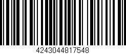 Código de barras (EAN, GTIN, SKU, ISBN): '4243044817548'