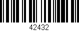 Código de barras (EAN, GTIN, SKU, ISBN): '42432'