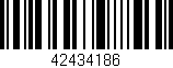 Código de barras (EAN, GTIN, SKU, ISBN): '42434186'