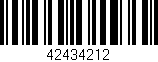 Código de barras (EAN, GTIN, SKU, ISBN): '42434212'