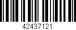 Código de barras (EAN, GTIN, SKU, ISBN): '42437121'