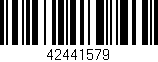 Código de barras (EAN, GTIN, SKU, ISBN): '42441579'