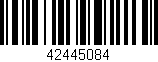 Código de barras (EAN, GTIN, SKU, ISBN): '42445084'