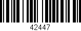 Código de barras (EAN, GTIN, SKU, ISBN): '42447'
