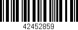 Código de barras (EAN, GTIN, SKU, ISBN): '42452859'