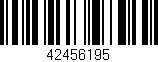 Código de barras (EAN, GTIN, SKU, ISBN): '42456195'