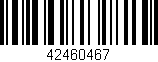 Código de barras (EAN, GTIN, SKU, ISBN): '42460467'