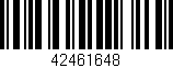 Código de barras (EAN, GTIN, SKU, ISBN): '42461648'