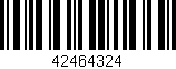 Código de barras (EAN, GTIN, SKU, ISBN): '42464324'