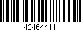 Código de barras (EAN, GTIN, SKU, ISBN): '42464411'