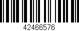 Código de barras (EAN, GTIN, SKU, ISBN): '42466576'