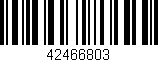 Código de barras (EAN, GTIN, SKU, ISBN): '42466803'