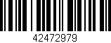 Código de barras (EAN, GTIN, SKU, ISBN): '42472979'