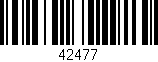 Código de barras (EAN, GTIN, SKU, ISBN): '42477'