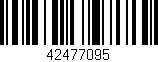 Código de barras (EAN, GTIN, SKU, ISBN): '42477095'